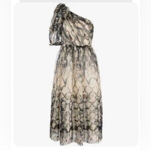 Ulla Johnson Silk One Shoulder Dress